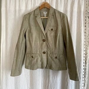 Bass Light Plaid Blazer